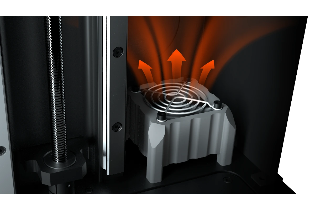 Phrozen Sonic Mighty Revo 3D 打印機內建加熱器預防低溫環境列印失敗