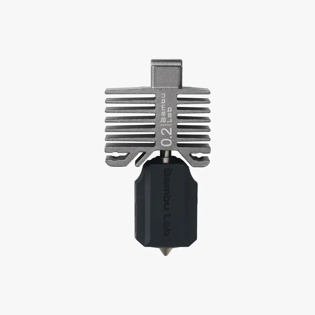 【Suitable for X1/P1 series】Bambu Lab Bamboo Hardened Steel/Stainless Steel Nozzle Assembly Hot End (0.2mm Stainless Steel)