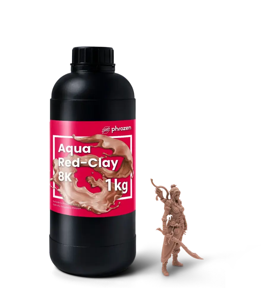 Phrozen High-Resolution Aqua 8K Resin - Red Clay - 1kg