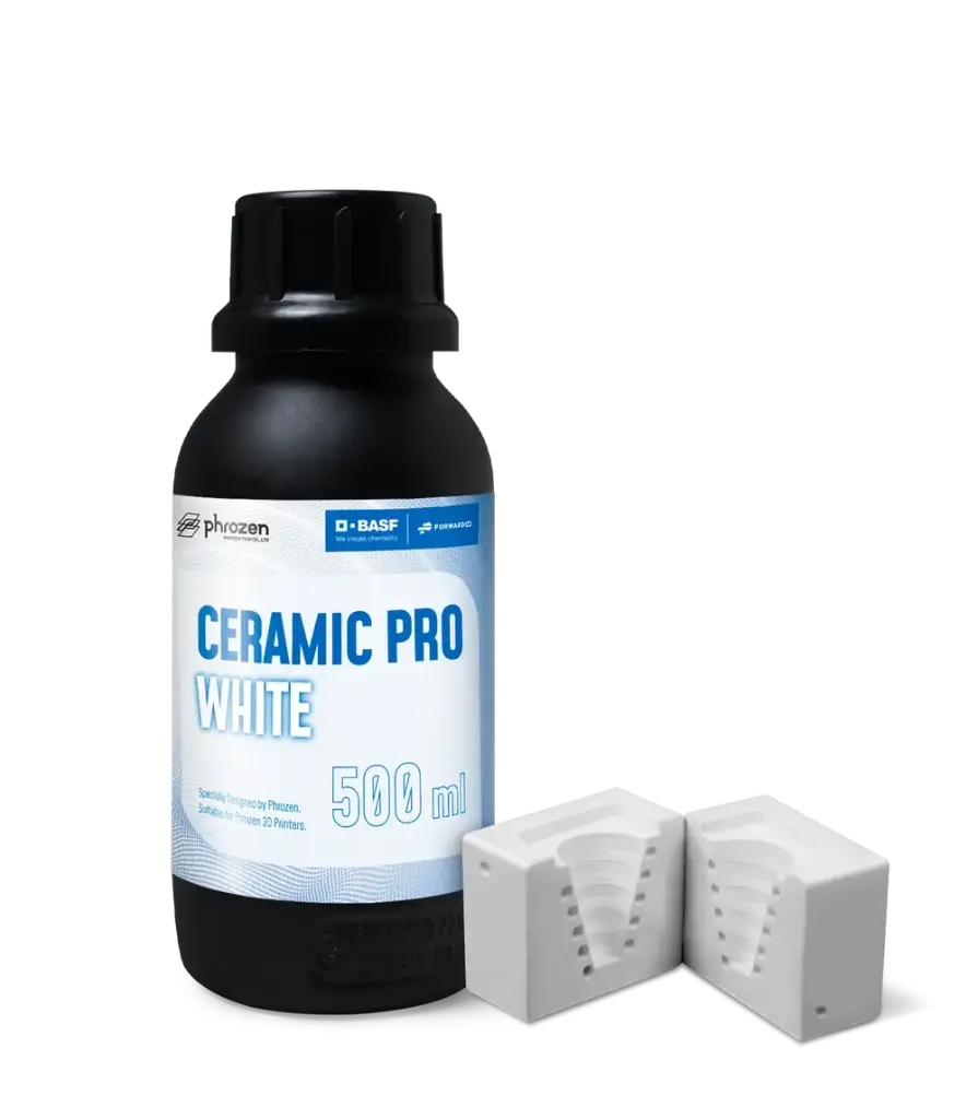 Phrozen 工程剛性陶瓷白 Pro 樹脂 - 500g
