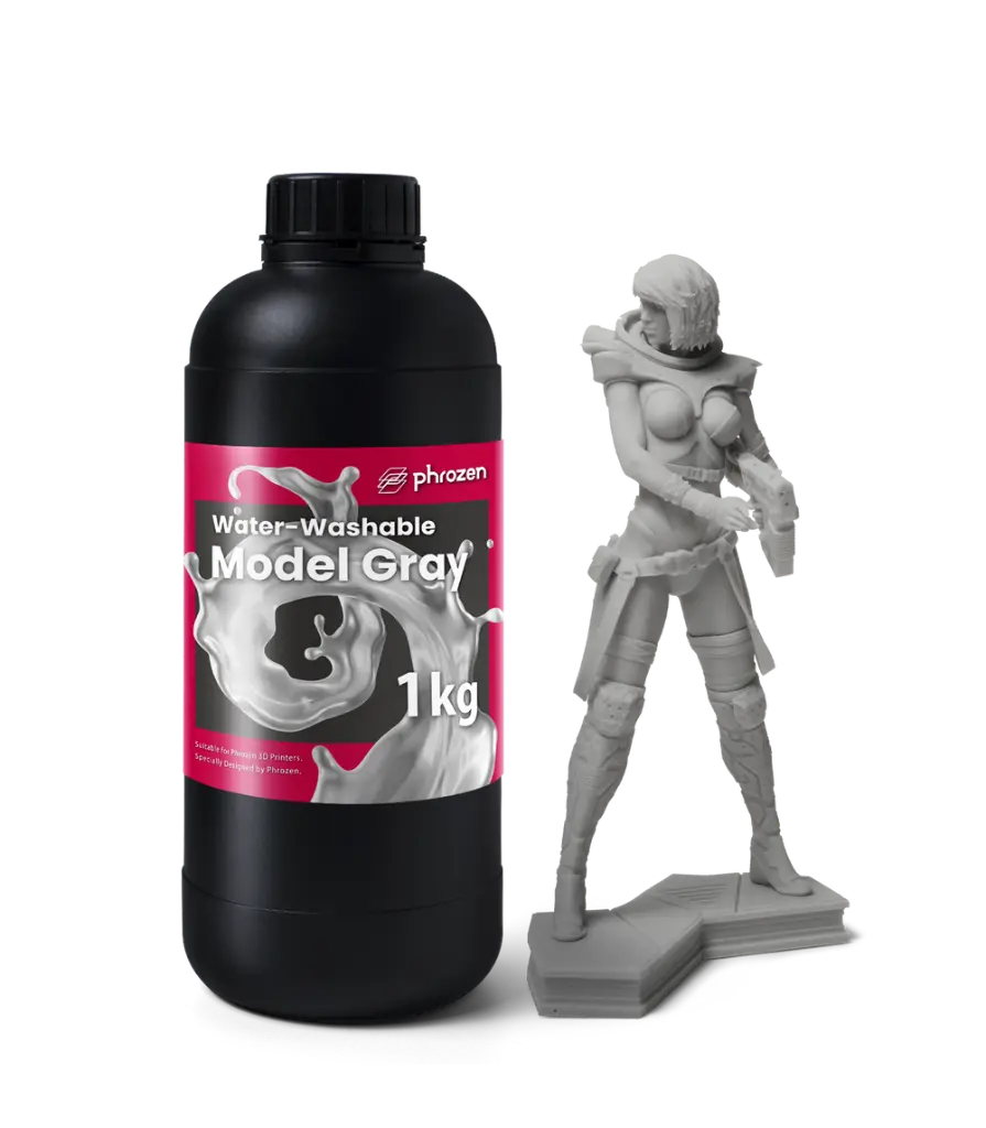 Phrozen Standard Water-Washable Resin - Model Gray - 1kg