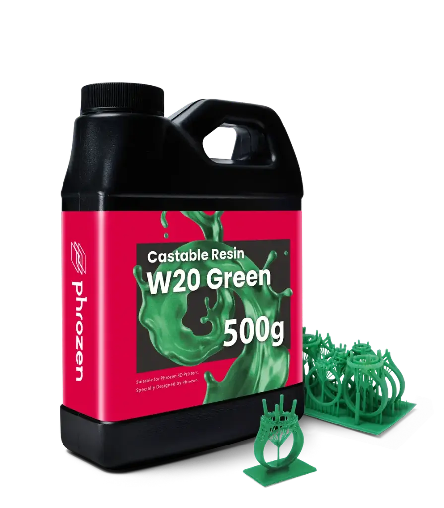 Phrozen Jewelry Castable W20 Resin - Green - 500g
