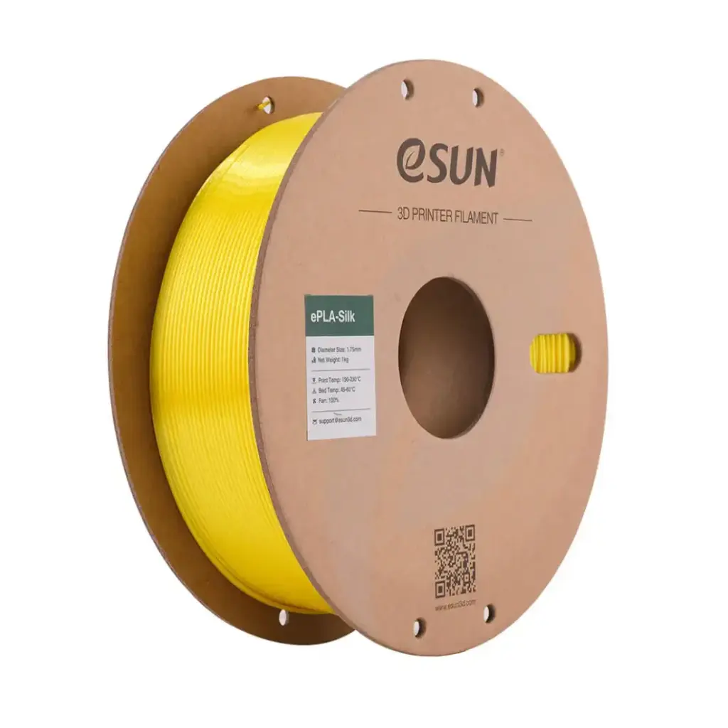 eSUN PLA-Silk 1.75mm 3D Filament kg (黃色)