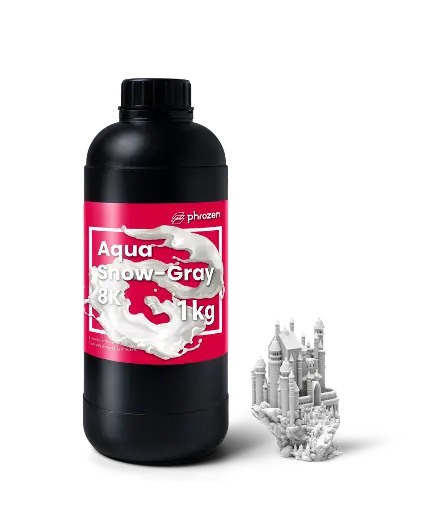 Phrozen High-Resolution Aqua 8K Resin - Snow Gray - 1kg