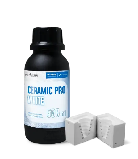 Phrozen 工程剛性陶瓷白 Pro 樹脂 - 500g裝