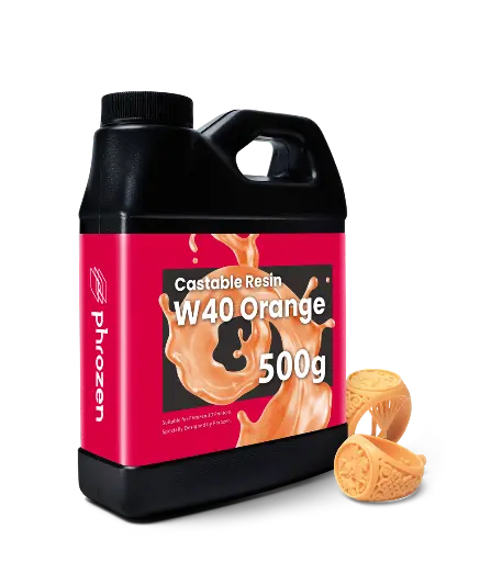 Phrozen 珠寶可鑄造金工 W40樹脂 - 橘色 - 500g