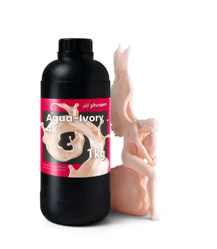 Phrozen High-Resolution Aqua 4K Resin - Ivory - 1kg