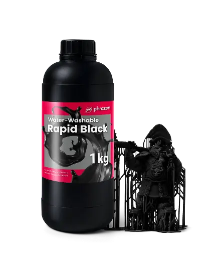 Phrozen Standard Water-Washable Resin - Rapid Black - 1kg